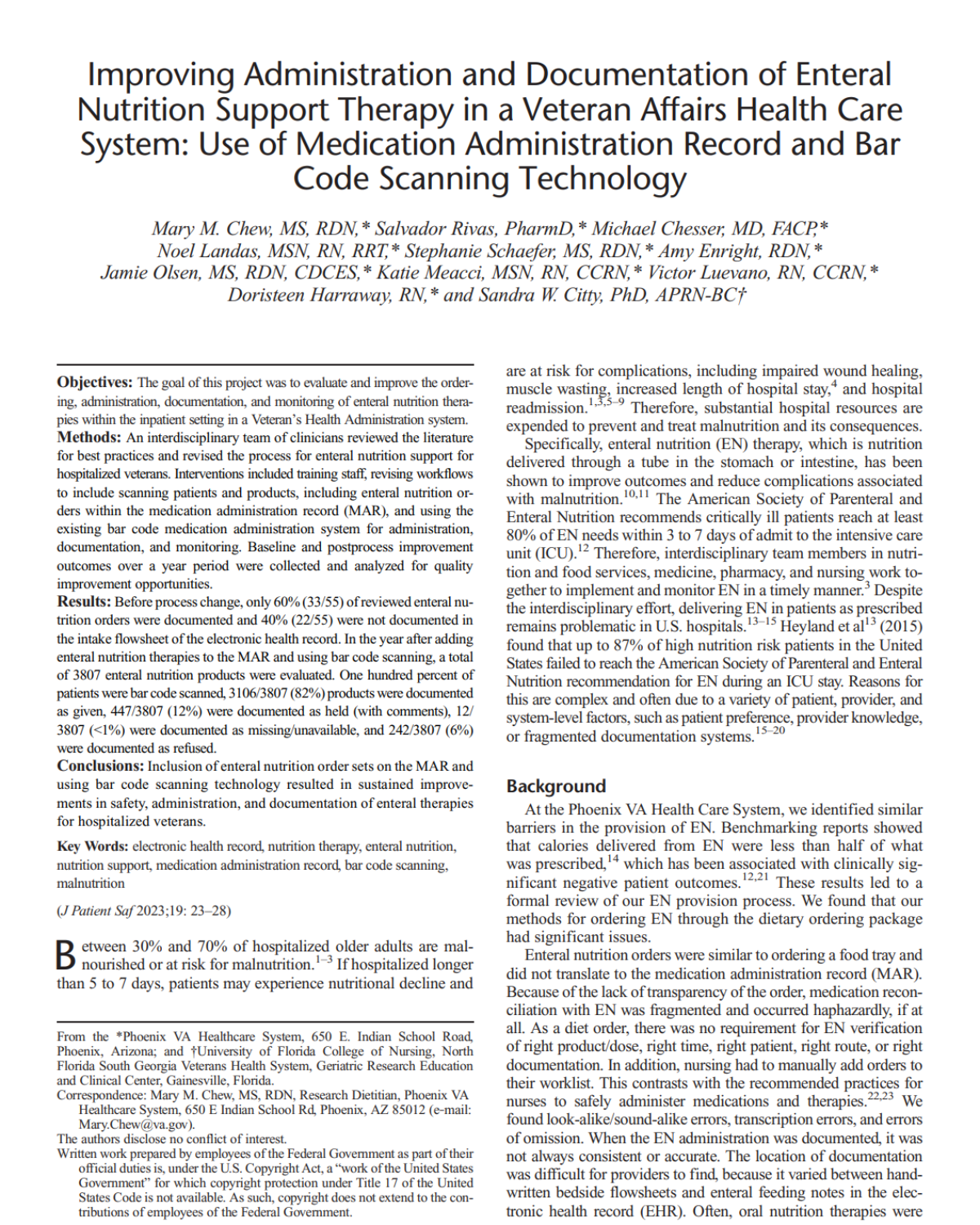 Evidenced-Based Research – Timeless Medical Systems